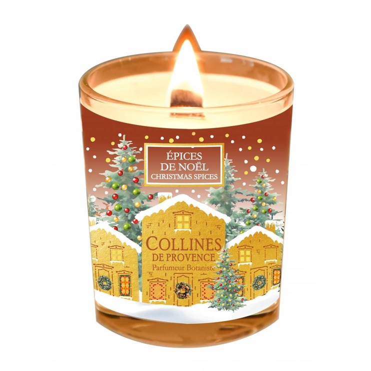 Ароматична свічка Collines de Provence CHRISTMAS Christmas Spices 75 г. C3545ENO C3545ENO фото