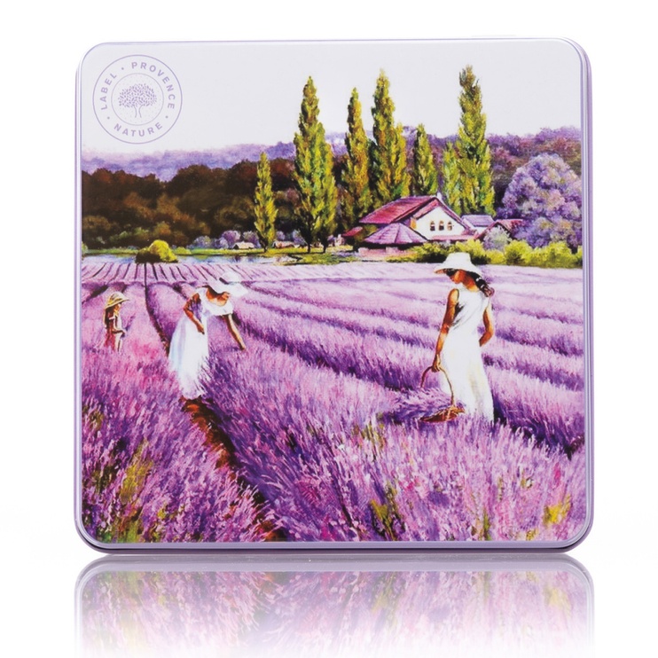 Подарункова коробка Label Provence CARRE ET PLATE (15 x 15 x 3,8) 3 Lavandieres (BD51) BD51 фото