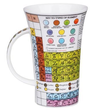 Чашка DUNOON 500 мл. GLENCOE PERIODIC TABLE (GL-PERT-XX) GL-PERT-XX фото