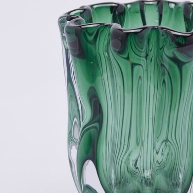 Ваза EDG VASO FLUIDO H23 D16,5 emerald green (1100341A770) 1100341A770 фото