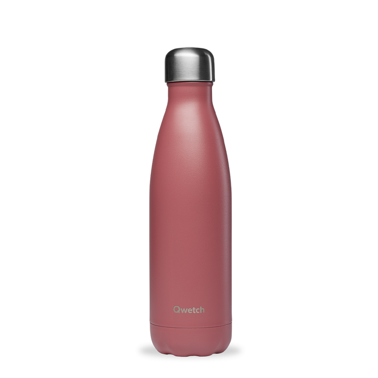 Пляшка (термо) Qwetch 500 мл. INSULATED MATT Pinkwood (QD3352), Рожевий