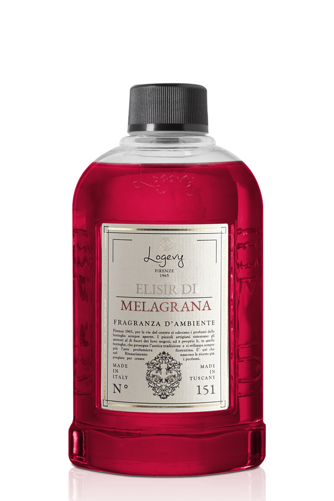 Рефіл (наповнювач до аромадифузору) Logevy Firenze 500 ML Elisir di Melagrana (Гранатовий еліксир) (LOG0273) LOG0273 фото