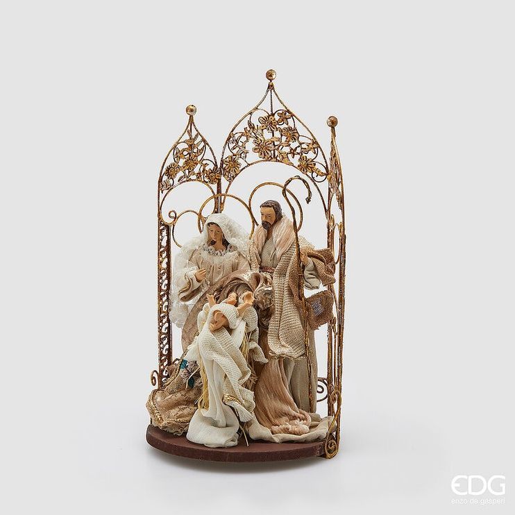 Статуетка (Різдво) EDG CON BASE H.31 L.18 L.15 Light Brown (8101357A977) 8101357A977 фото