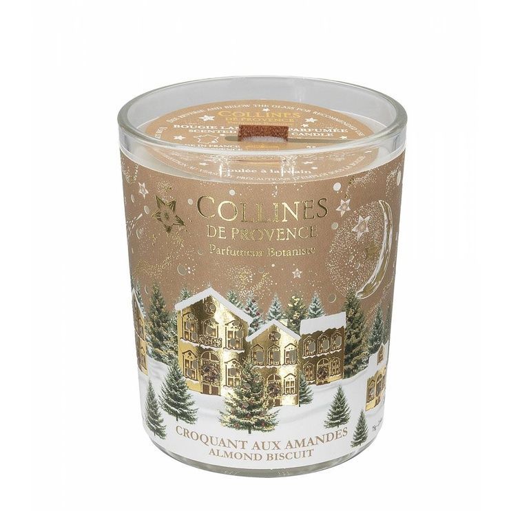 Ароматична свічка Collines de Provence CHRISTMAS Almond Biscuit  75 г. C4345CRAM C4345CRAM фото