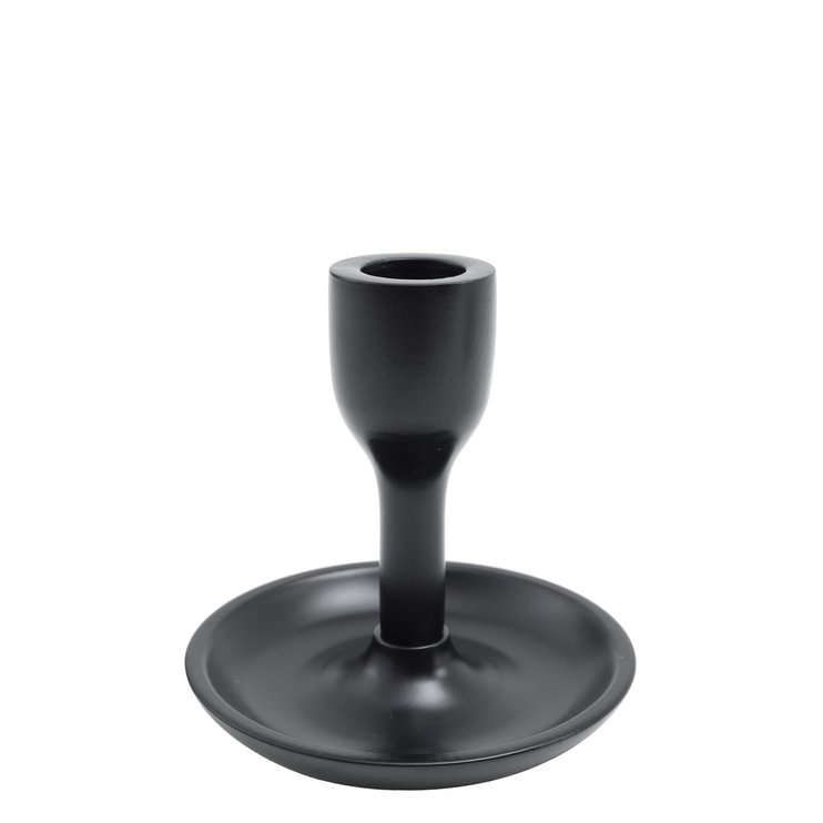 Підсвічник PTMD JOE W CUP S (10x10x10) Black (710989-PT), чорний