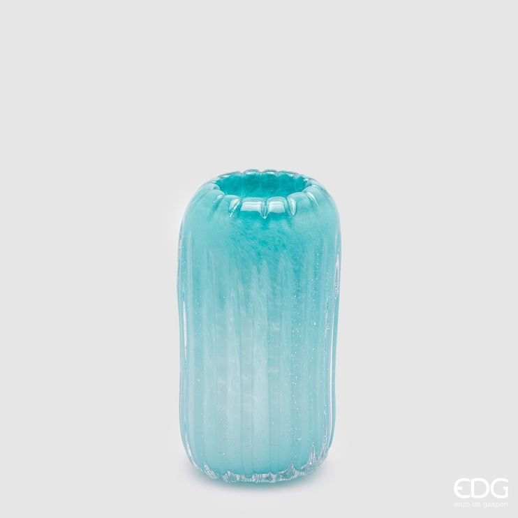 Ваза EDG VASO REEF H24 D12 azure (1100171A883) 1100171A883 фото