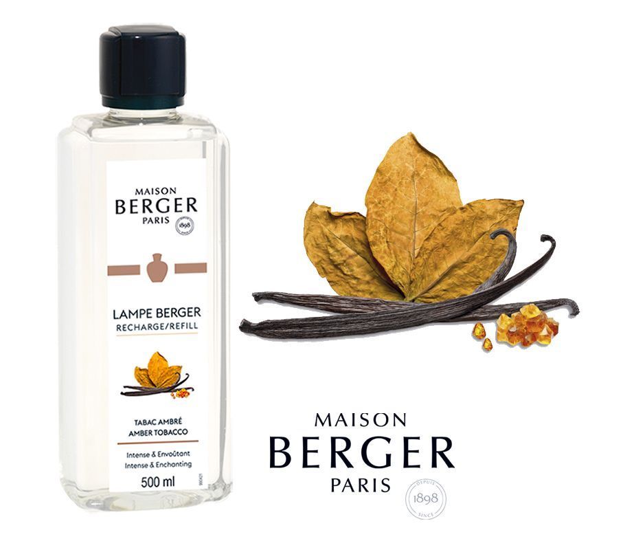 lampe berger amber tobacco Купити Аромат-наповнювач (Лампа Берже) Maison Berger Amber Tobacco 500ml.  (115156-BER) 115156-BER від в Україні ꕤ Голландiя 1594 ® Aroma • Decor •  Tableware • Flowers