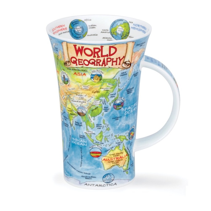 Чашка DUNOON 500 мл. GLENCOE WORLD GEOGRAPHY (GL-WOGE-XX) GL-WOGE-XX фото