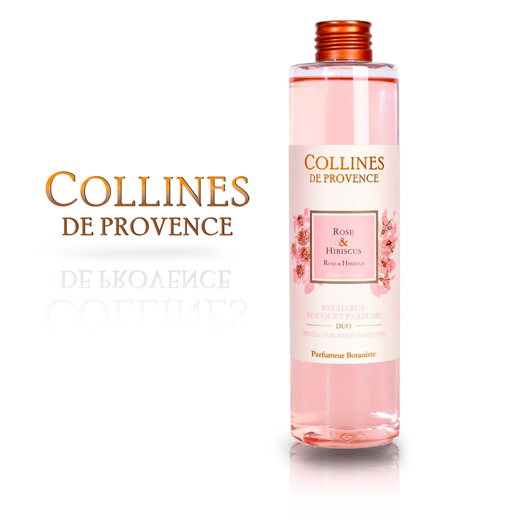 Наповнювач для Аромадифузору Collines de Provence DUO Rose & Hibiscus 250 мл. C2848RHI C2848RHI фото