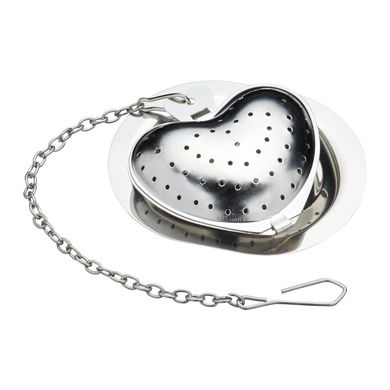 Заварник (ситечко для чаю) Le'Xpress STAINLESS STEEL NOVELTY HEART SHAPED TEA INFUSER, в коробці (KCLXHEART) KCLXHEART фото