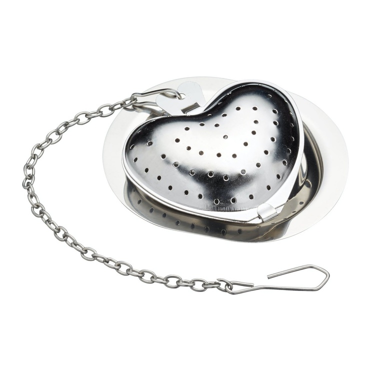 Заварник (ситечко для чаю) Le'Xpress STAINLESS STEEL NOVELTY HEART SHAPED TEA INFUSER, в коробці (KCLXHEART)
