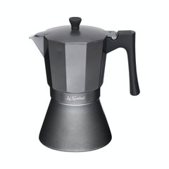 Кофеварка гейзерная Le'Xpress ITALIAN NINE CUP INDUCTION SAFE EXPRESSO COFFEE MAKER, 9 CUP в коробке, 470 мл. (LX9CUPGRY)