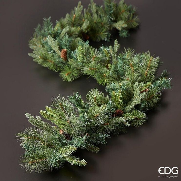 Гірлянда хвойна штучна EDG FESTONE PINO C/PIGNE H280 Green (682741-700) 682741-700 фото