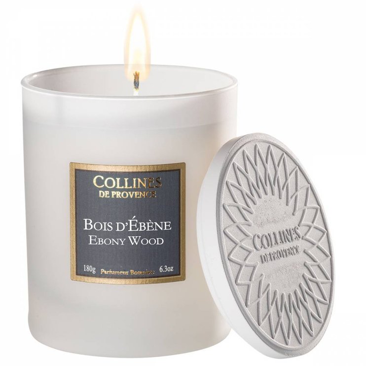 Ароматична свічка Collines de Provence LES NATURELLES Ebony wood 180 гр. C0108BEB
