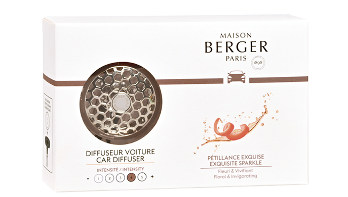 Аромадифузор в машину Maison Berger CHROME METAL Exquisite Sparkle (6401-BER) 6401-BER фото