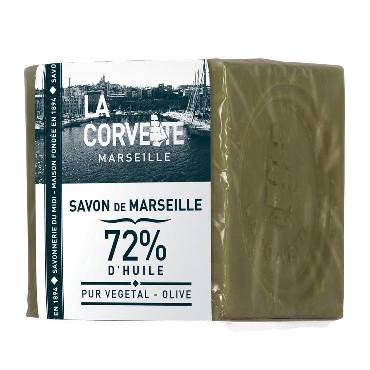 Марсельское мыло La Corvette Cube OLIVE 72% 200 грамм